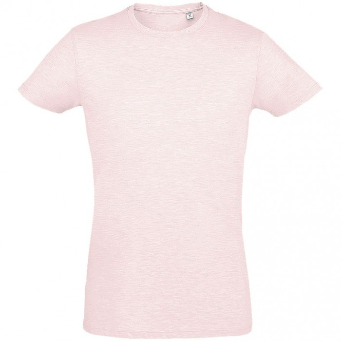 Футболка мужская приталенная Regent Fit розовый меланж, размер XXL