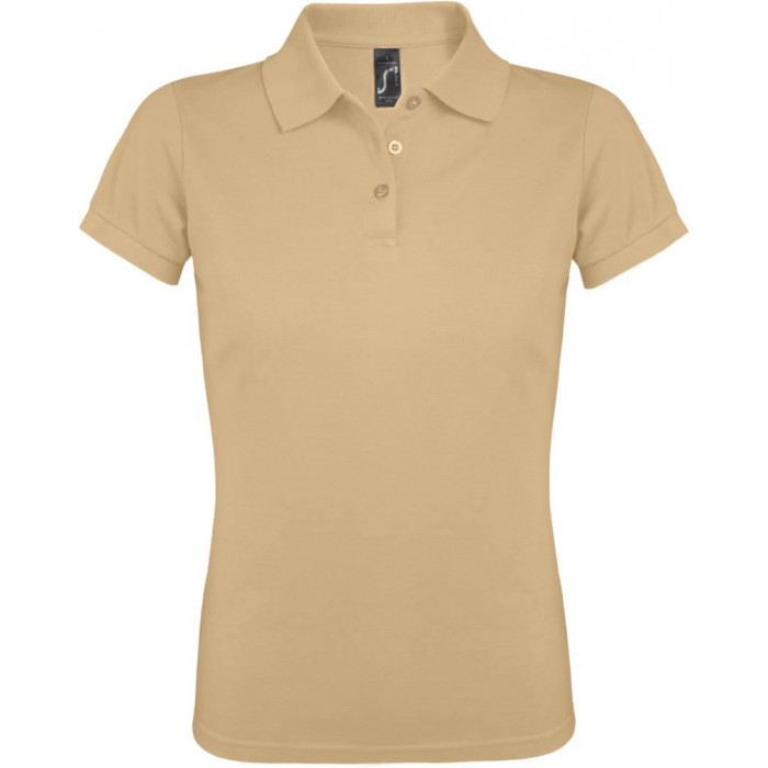 Рубашка поло женская Prime Women 200 бежевая, размер XXL