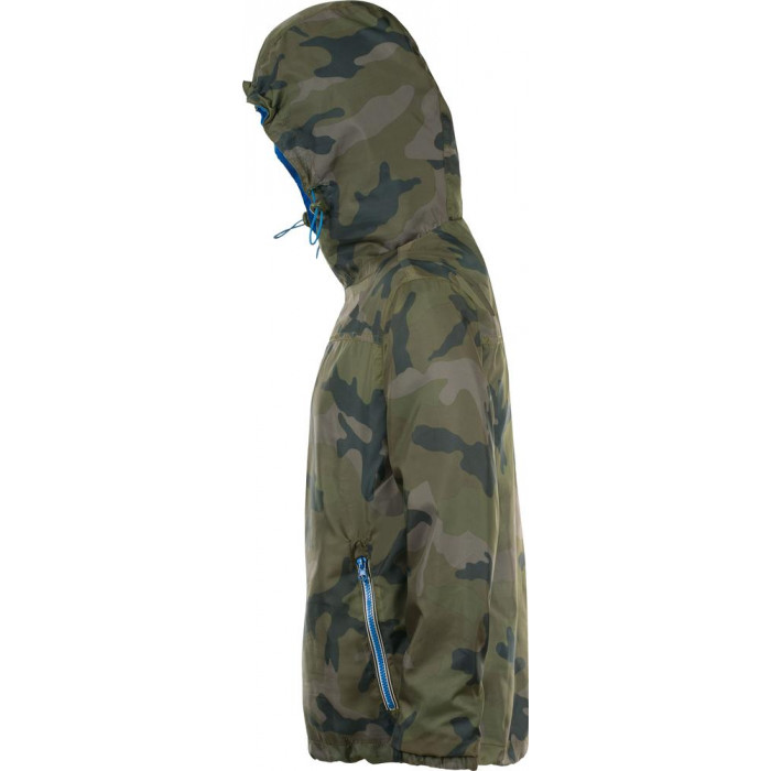 Ветровка Skate камуфляж с синим, размер XS