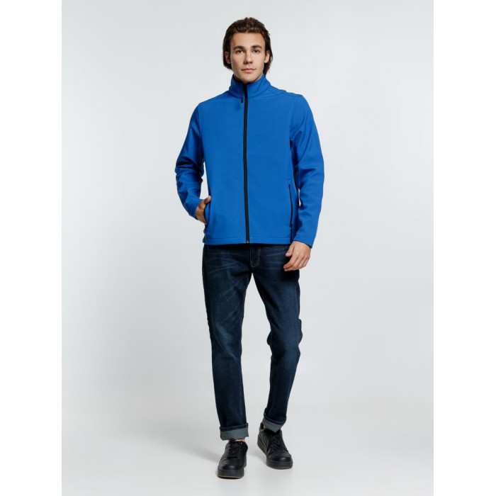 Куртка софтшелл мужская Race Men ярко-синяя (royal), размер XXL