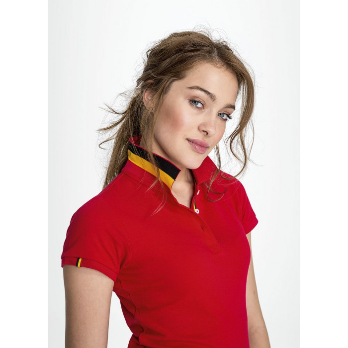 Рубашка поло Patriot Women, белая с черным