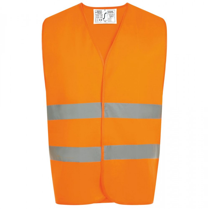 Жилет светоотражающий Secure Pro, оранжевый неон