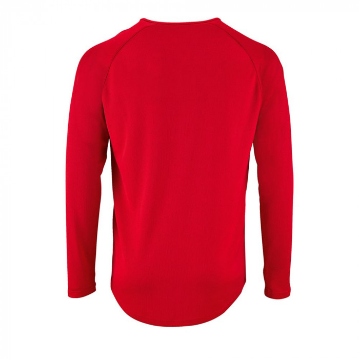 Футболка с длинным рукавом Sporty LSL Men красная, размер XXL