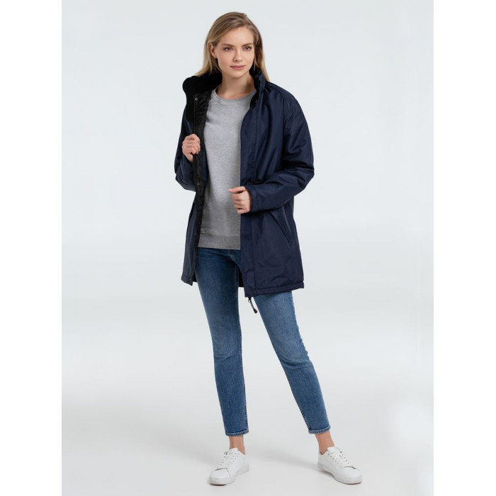Куртка на стеганой подкладке Robyn темно-синяя, размер 4XL