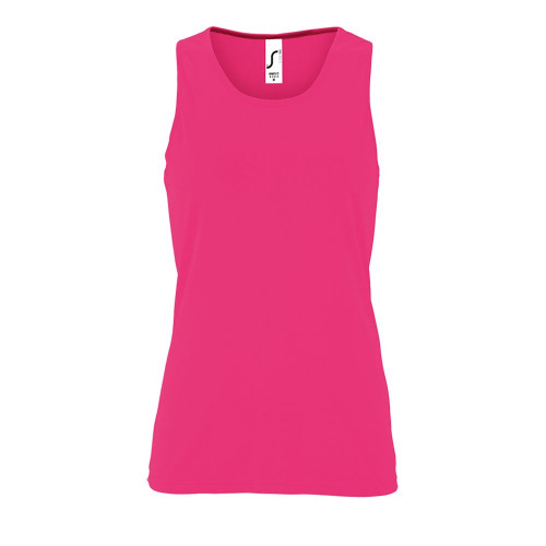 Майка женская Sporty TT Women розовый неон, размер XXL