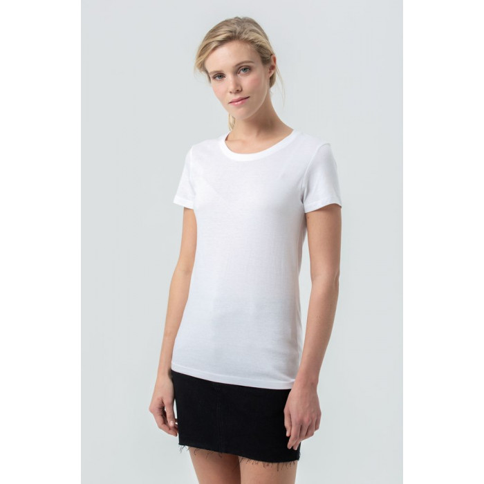 Футболка женская Regent Fit Women белая, размер XXL