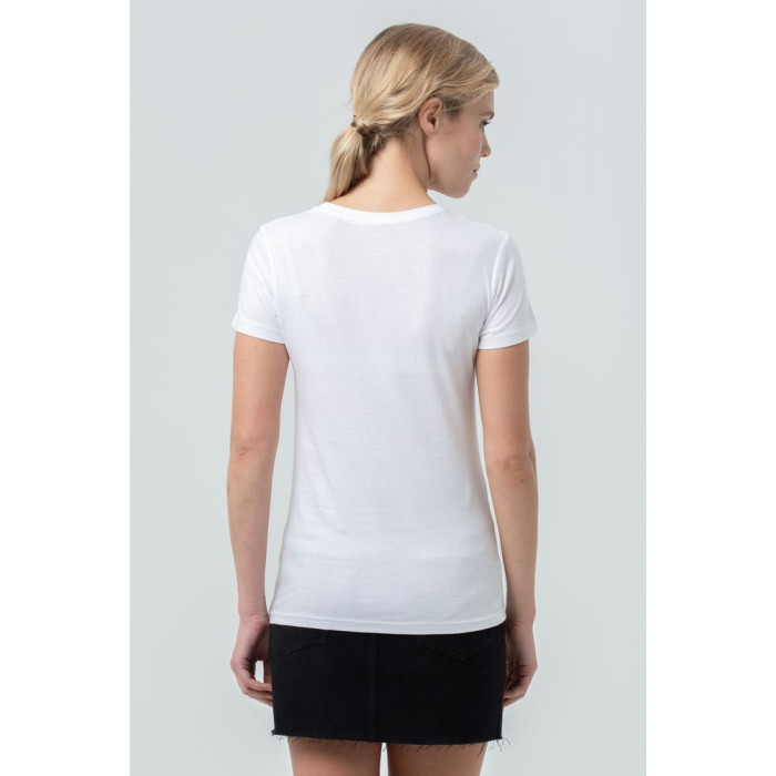 Футболка женская Regent Fit Women белая, размер XXL