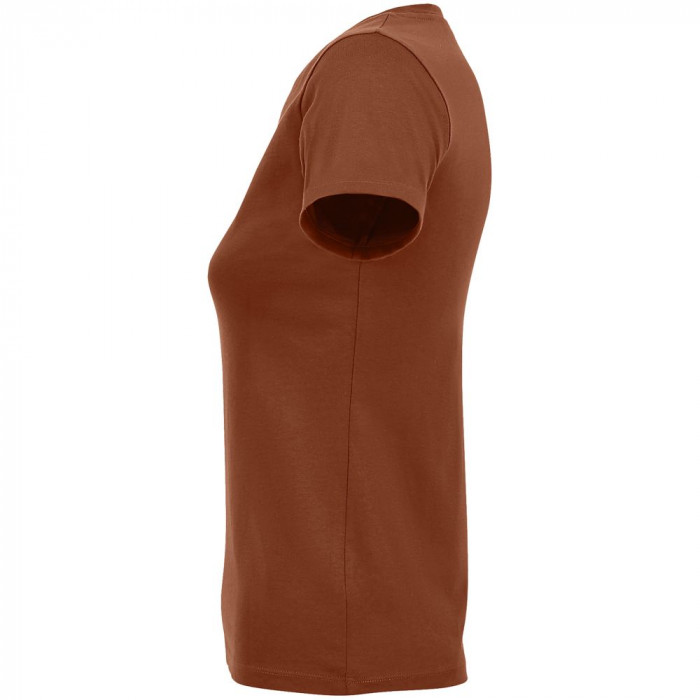 Футболка женская Regent Fit Women, коричневая (терракотовая), размер XXL