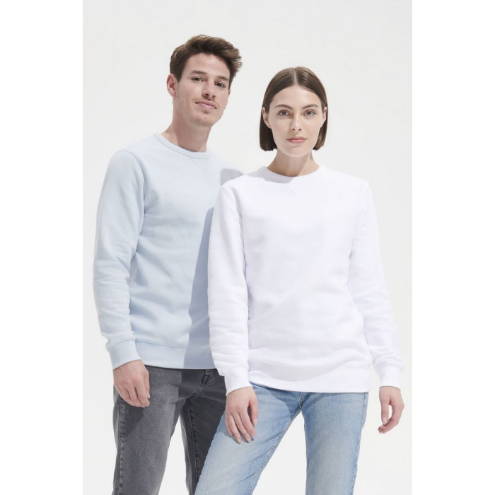 Толстовка унисекс Sully белая, размер XXL