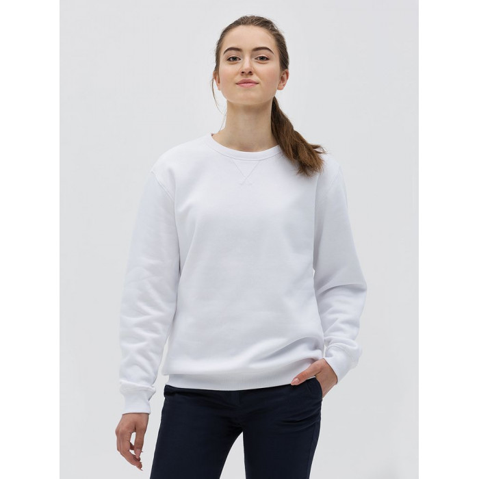 Толстовка унисекс Sully белая, размер XXL