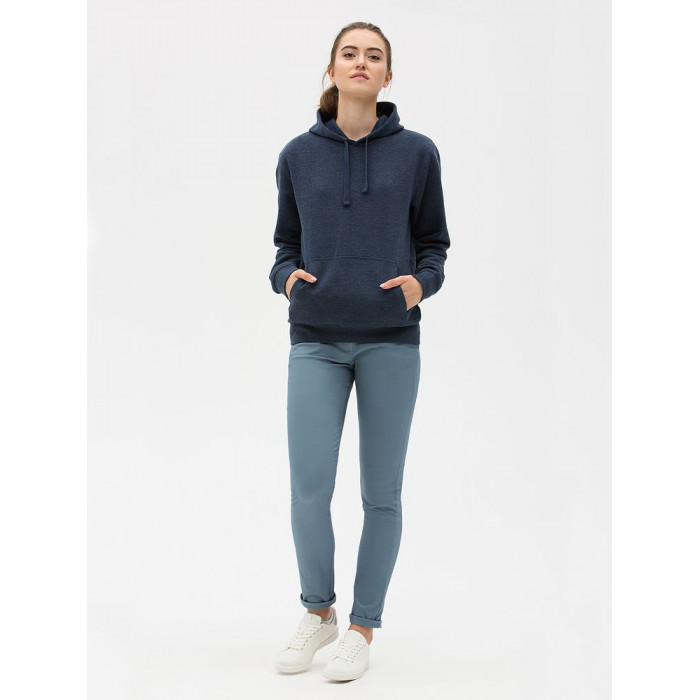 Толстовка унисекс Spencer синий меланж, размер XXL