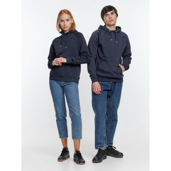 Толстовка унисекс Stellar, темно-синяя, размер XXL