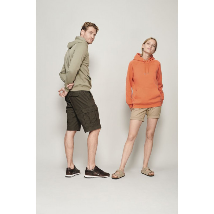 Толстовка унисекс Stellar, оранжевая, размер 3XL