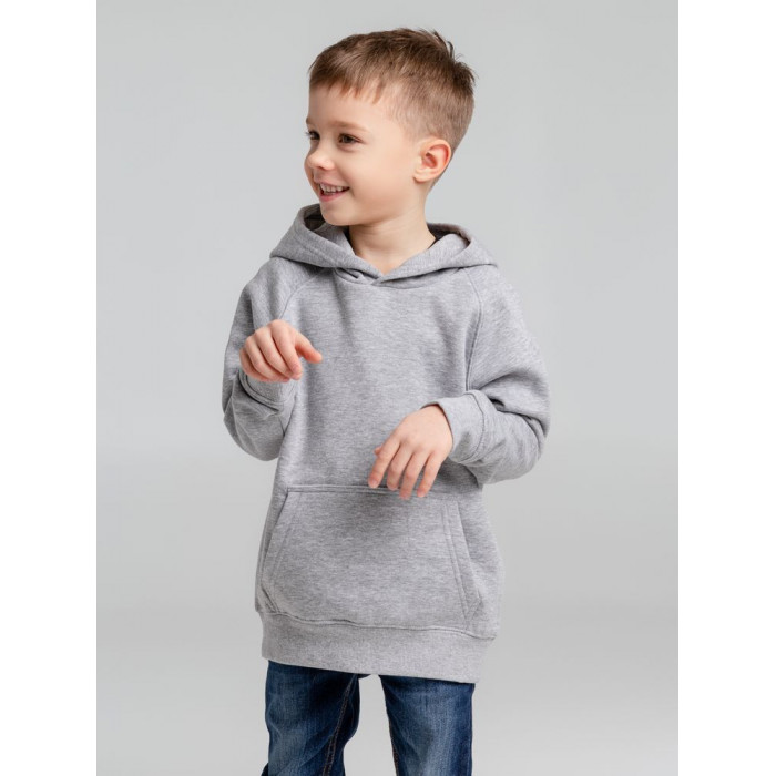 Толстовка детская Stellar Kids, серый меланж, на рост 130-140 см (10 лет)
