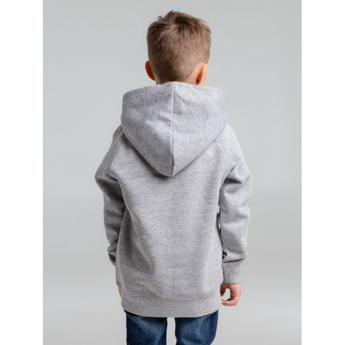 Толстовка детская Stellar Kids, серый меланж, на рост 130-140 см (10 лет)