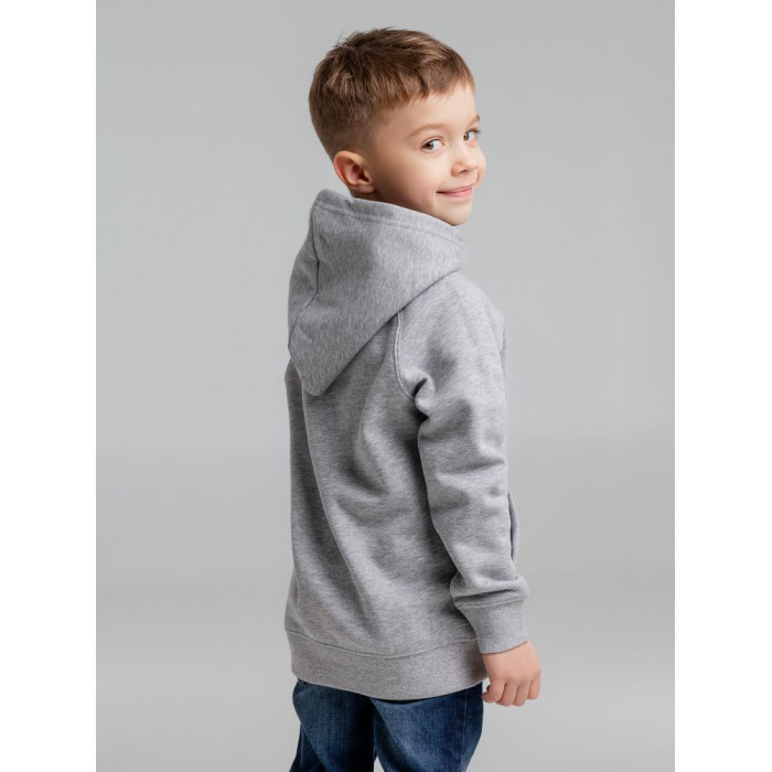 Толстовка детская Stellar Kids, серый меланж, на рост 130-140 см (10 лет)