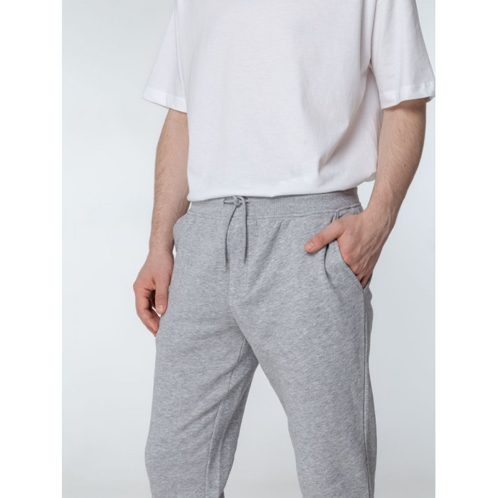 Джоггеры Jumbo, серый меланж, размер XXL