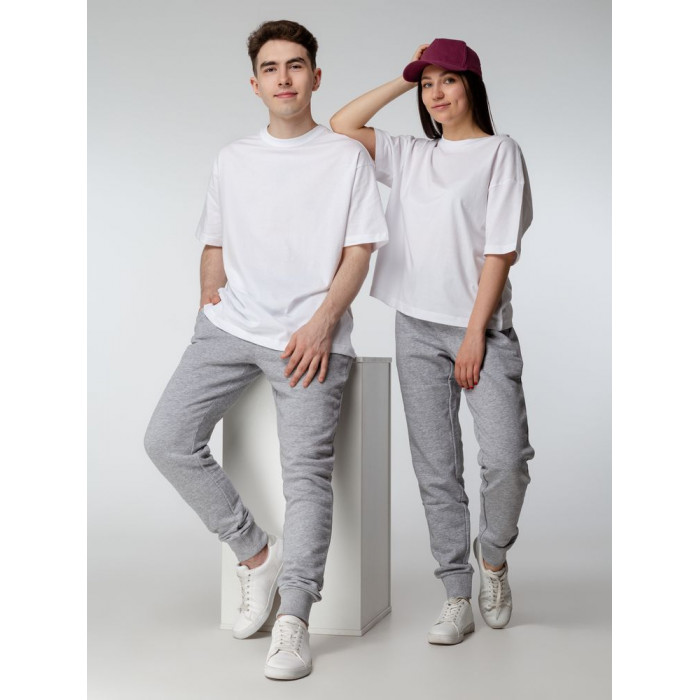 Джоггеры Jumbo, серый меланж, размер XXL