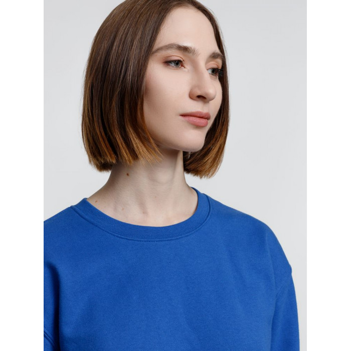 Свитшот унисекс Columbia, ярко-синий, размер 5XL