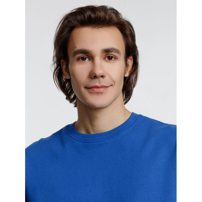 Свитшот унисекс Columbia, ярко-синий, размер 5XL