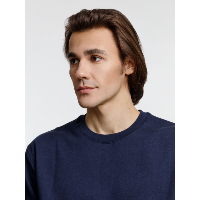 Свитшот унисекс Columbia, темно-синий, размер 5XL