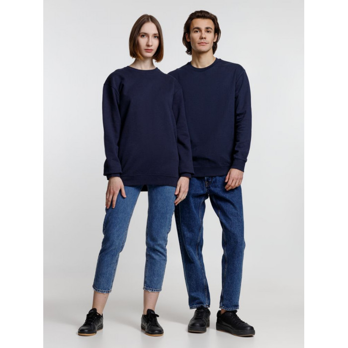 Свитшот унисекс Columbia, темно-синий, размер 5XL