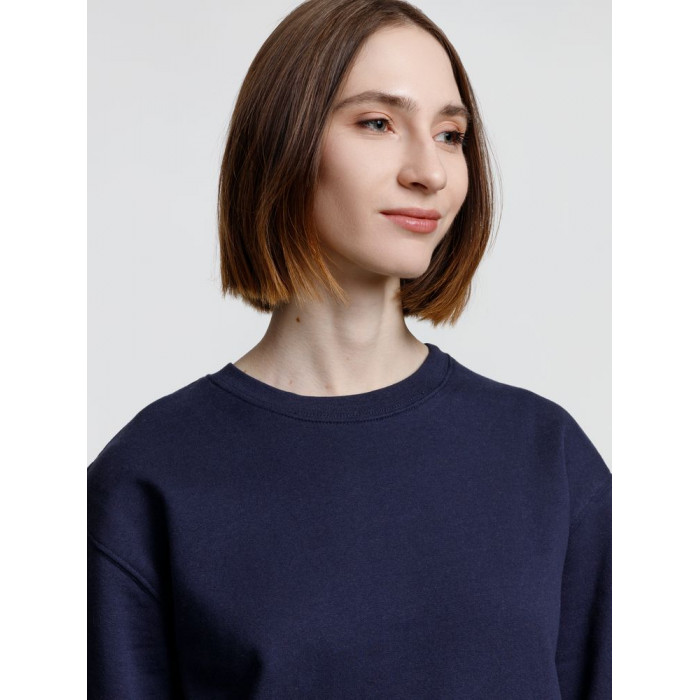 Свитшот унисекс Columbia, темно-синий, размер 5XL