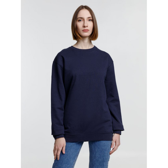 Свитшот унисекс Columbia, темно-синий, размер 5XL