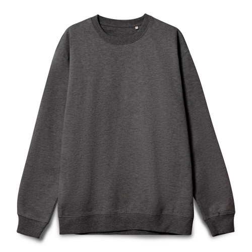 Свитшот унисекс Columbia, черный меланж, размер 3XL