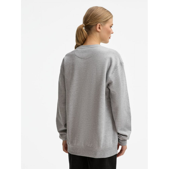 Свитшот унисекс Columbia, серый меланж, размер 5XL