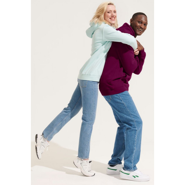 Худи унисекс Condor, зелено-голубое, размер 3XL