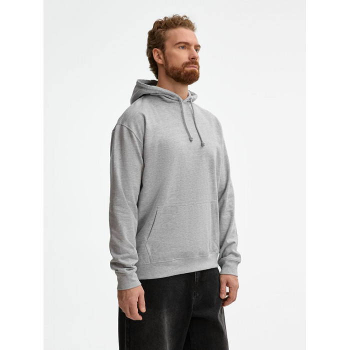 Худи унисекс Condor, серый меланж, размер 5XL