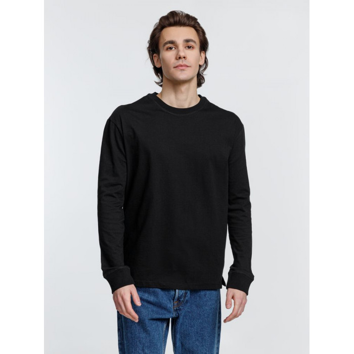 Футболка унисекс с длинным рукавом Pioneer LSL, черная, размер 3XL