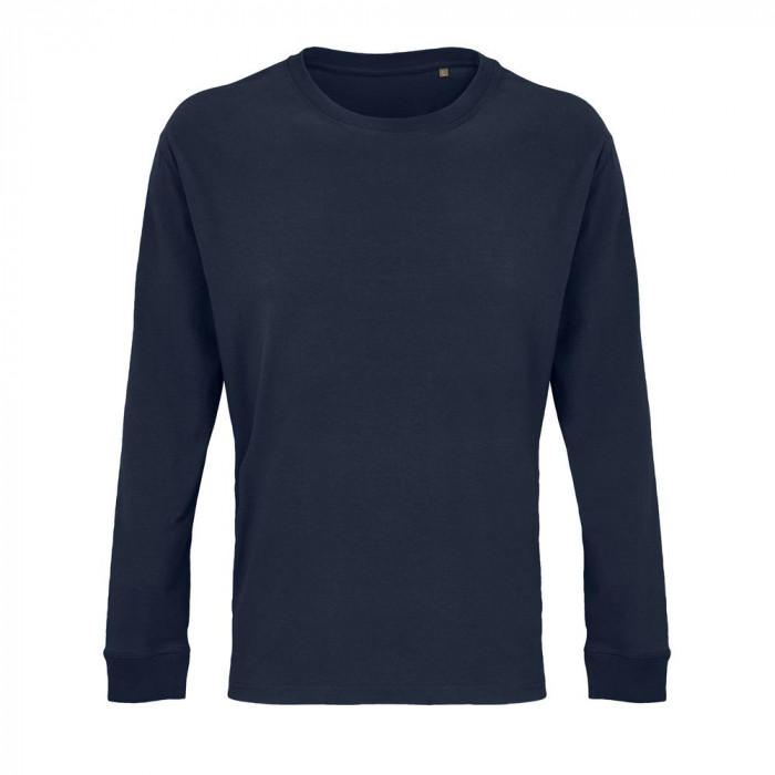 Футболка унисекс с длинным рукавом Pioneer LSL, темно-синяя, размер XXL