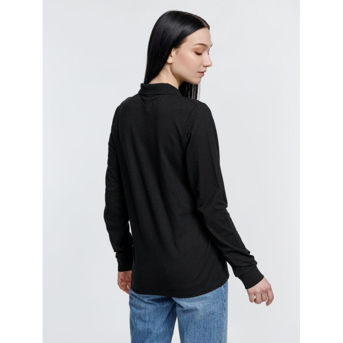 Рубашка поло с длинным рукавом Prime LSL, черная, размер XXL