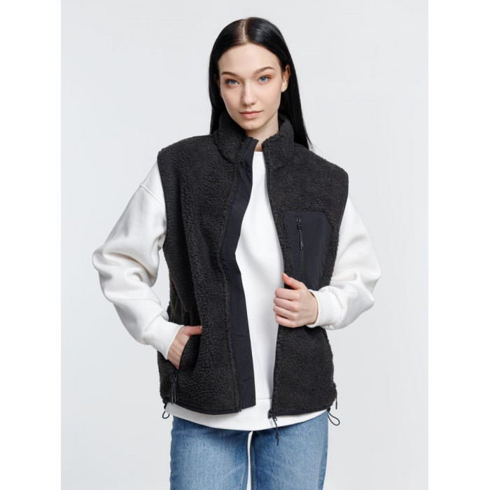 Жилет унисекс Fury BW, темно-серый (графит), размер XXL