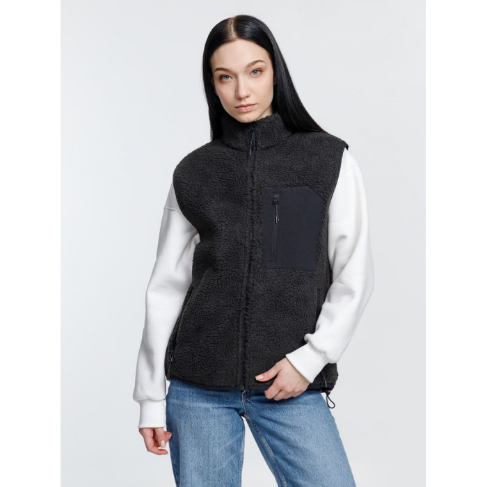 Жилет унисекс Fury BW, темно-серый (графит), размер XXL