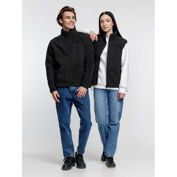 Жилет унисекс Fury BW, темно-серый (графит), размер XXL