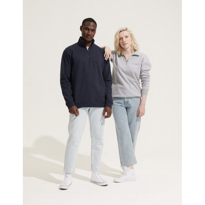 Толстовка унисекс Conrad, серый меланж, размер 4XL