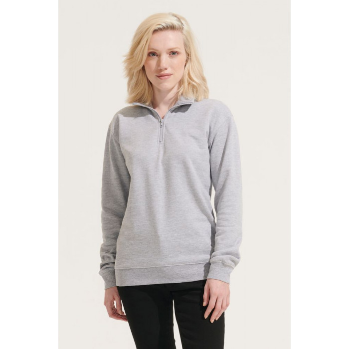 Толстовка унисекс Conrad, серый меланж, размер 4XL