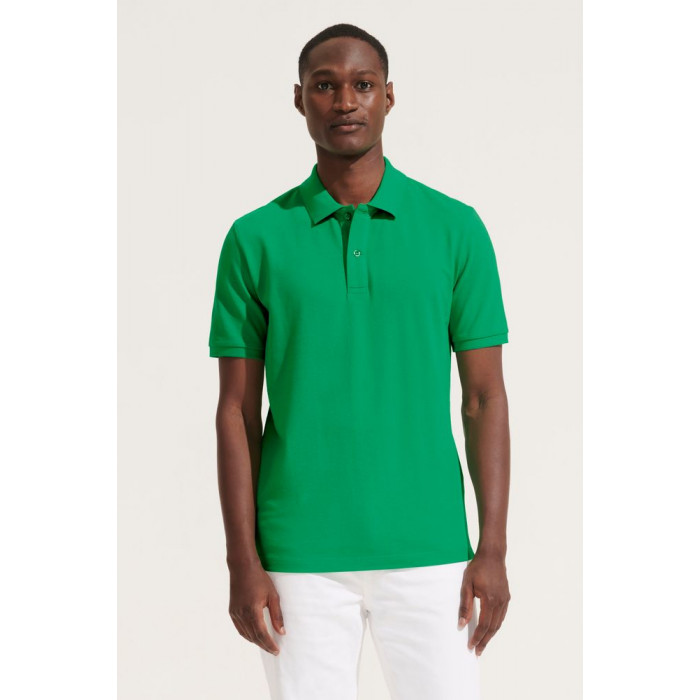 Рубашка поло унисекс Pegase, весенний зеленый, размер XXL