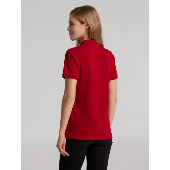 Рубашка поло женская Sunset красная, размер XXL