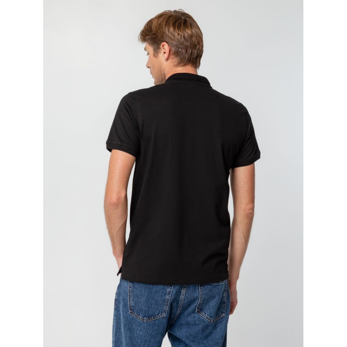 Рубашка поло мужская Virma Stretch, черная, размер XXL