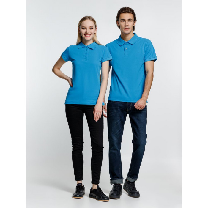 Рубашка поло мужская Virma Premium, бирюзовая, размер XXL