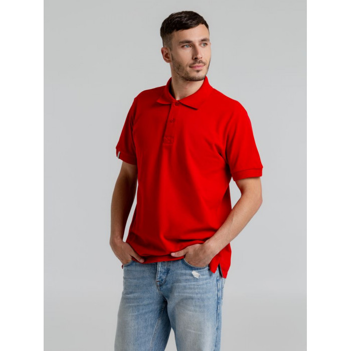 Рубашка поло мужская Virma Premium, красная, размер 3XL