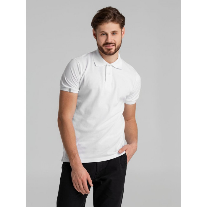 Рубашка поло мужская Virma Premium, белая, размер 4XL