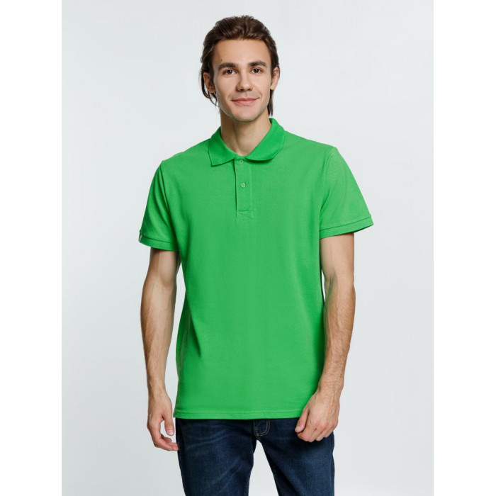 Рубашка поло мужская Virma Premium, зеленое яблоко, размер 3XL