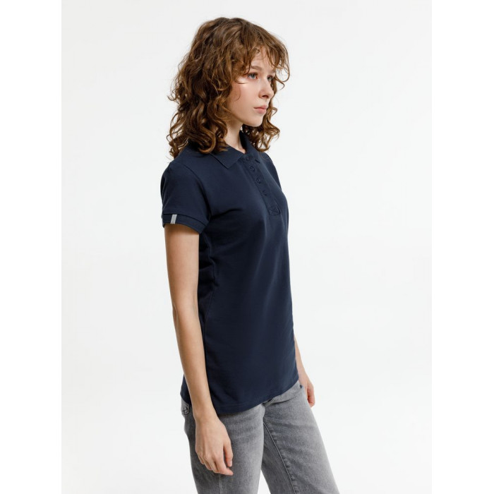 Рубашка поло женская Virma Premium Lady, темно-синяя, размер 3XL