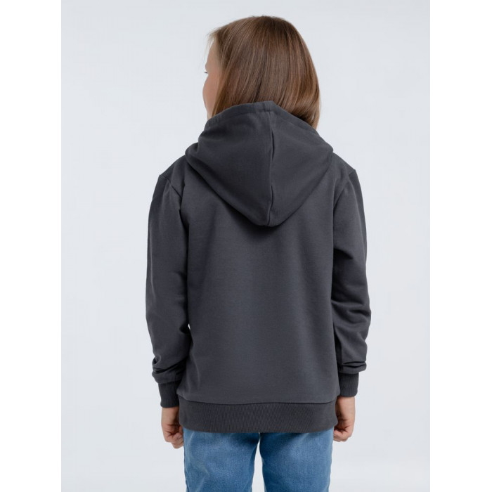 Худи детское Kirenga Kids 2.0, темно-серое (графит), 6 лет