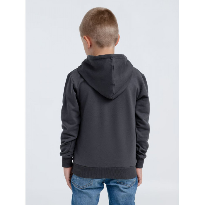 Худи детское Kirenga Kids 2.0, темно-серое (графит), 6 лет